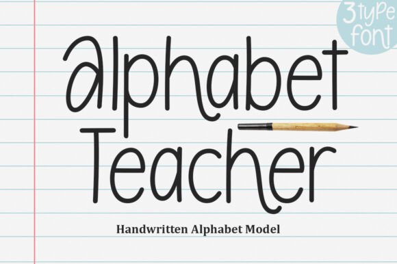 Alphabet Teacher: A Font That Balances Elegance and Whimsy