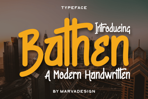 Bathen: A Handwritten Font That Feels Like a Friend