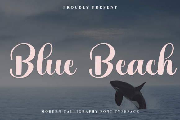 Blue Beach: A Warm, Handwritten Font for Creative Projects