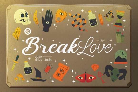 BreakLove: The Bold Handwritten Font That Commands Attention