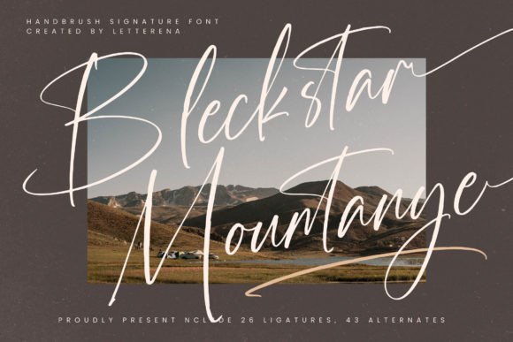 Discovering Bleckstar Mountanye: A Font with Personality