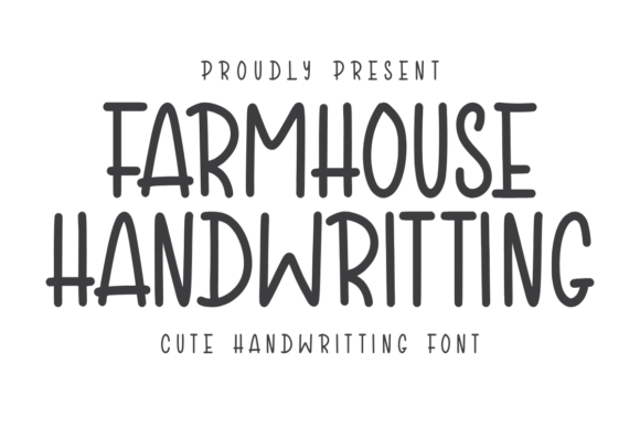 Farmhouse Handwriting: A Font for Every Creative Project