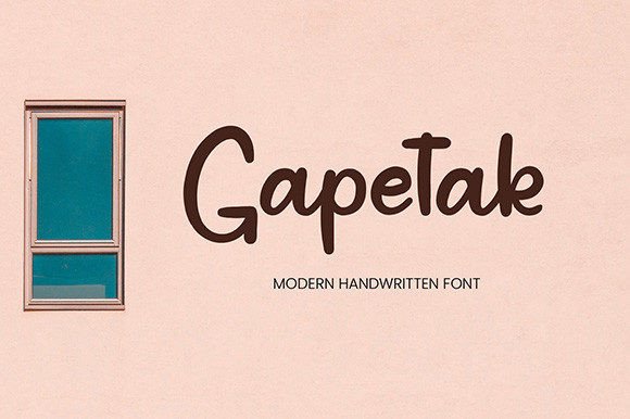 Gapetak: The Modern Typeface Bridging Style and Practicality
