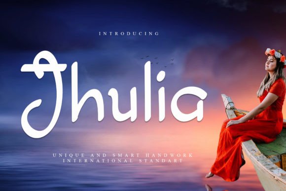Jhulia: A Handwritten Font for Authentic Design