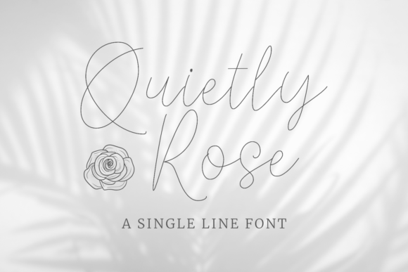 Quietly Rose: A Handwritten Font for Elegant Branding