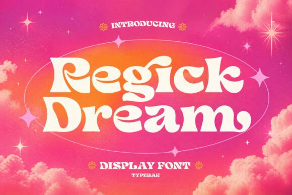 Regick Dream: A Bold Typeface for Retro Visual Identity