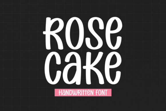 Rose Cake Font: A Flowing Handwritten Typeface for Modern Design
