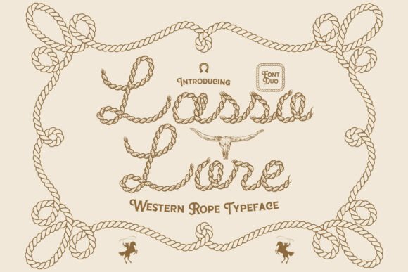 Saddle Up for Lasso Lore: A Typeface with Western Grit