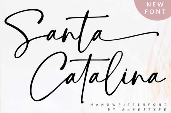 Santa Catalina: A Handwritten Font for Timeless Design