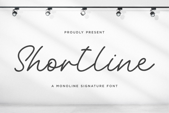 Shortline: The Sweet Handwritten Font for Joyful Designs