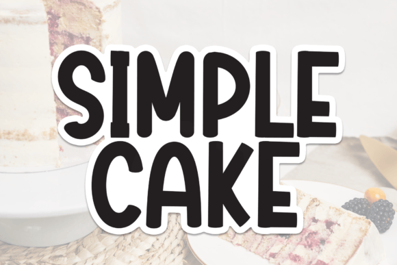 Simple Cake: The Sweet Handwritten Font for Creative Projects