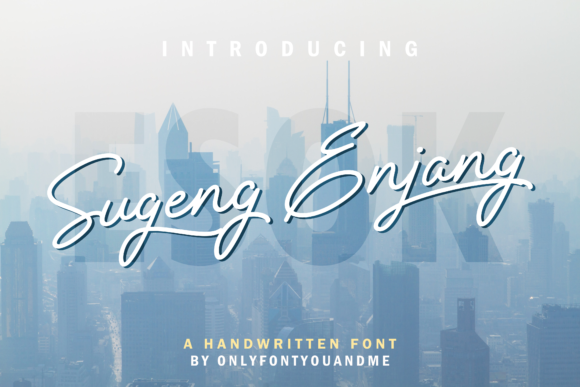 Sugeng Enjang: Elevating Your Creative Projects with an Elegant Handwritten Font