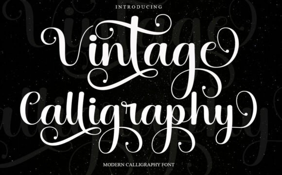 Vintage Calligraphy: The Modern Script with Timeless Charm